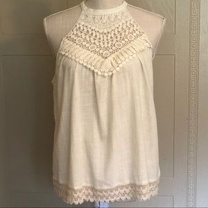 Mistic Prysm cotton halter tie top